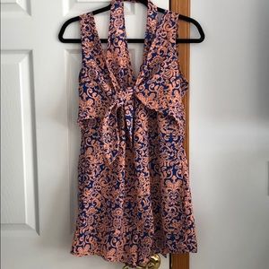 Patterned romper. Worn twice.